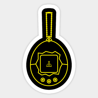 TAMAGOTCHI (YELLOW) Sticker